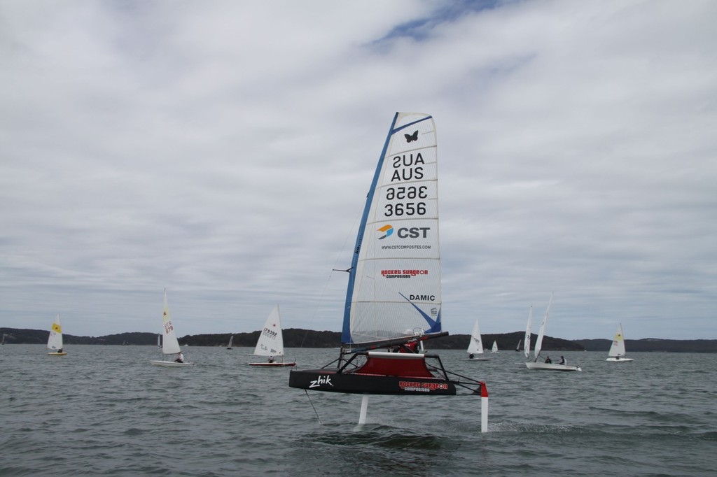 10th Luka Demic - Moth - Zhik Single Handed Regatta © John Boyd